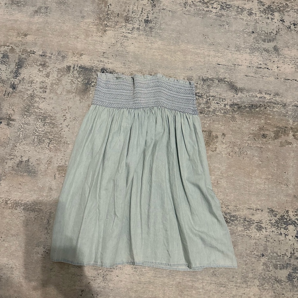 Light blue skirt